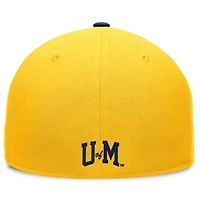 NCAA White/Navy Michigan Wolverines Tri-Tone Collector Fitted Hat
