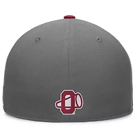 NCAA White/Crimson Oklahoma Sooners Tri-Tone Collector Fitted Hat