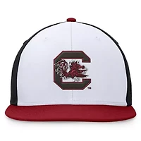 NCAA White/Garnet South Carolina Gamecocks Tri-Tone Collector Fitted Hat