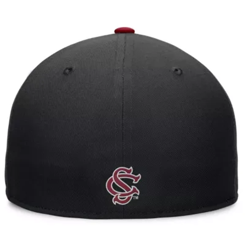 NCAA White/Garnet South Carolina Gamecocks Tri-Tone Collector Fitted Hat