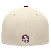NCAA White/Garnet Florida State Seminoles Tri-Tone Collector Fitted Hat