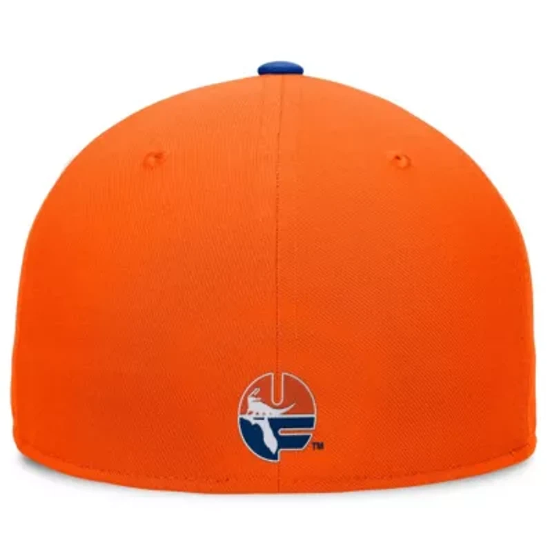 NCAA White/Royal Florida Gators Tri-Tone Collector Fitted Hat