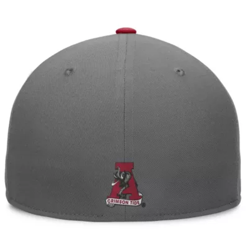 Alabama Crimson Tide NCAA White/Crimson Tri-Tone Collector Fitted Hat