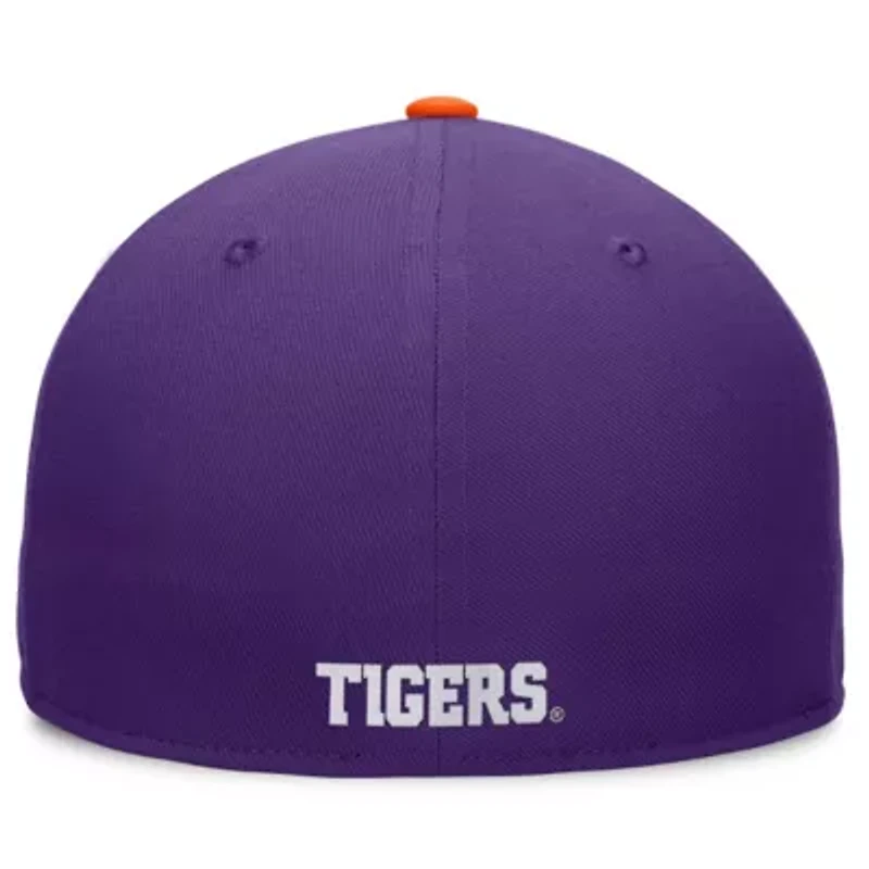 NCAA White/Orange Clemson Tigers Tri-Tone Collector Fitted Hat