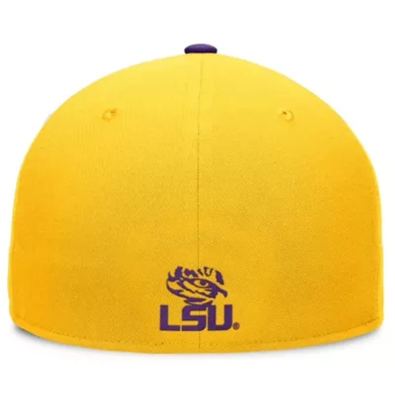 NCAA White/Purple LSU Tigers Tri-Tone Collector Fitted Hat
