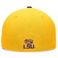 NCAA White/Purple LSU Tigers Tri-Tone Collector Fitted Hat