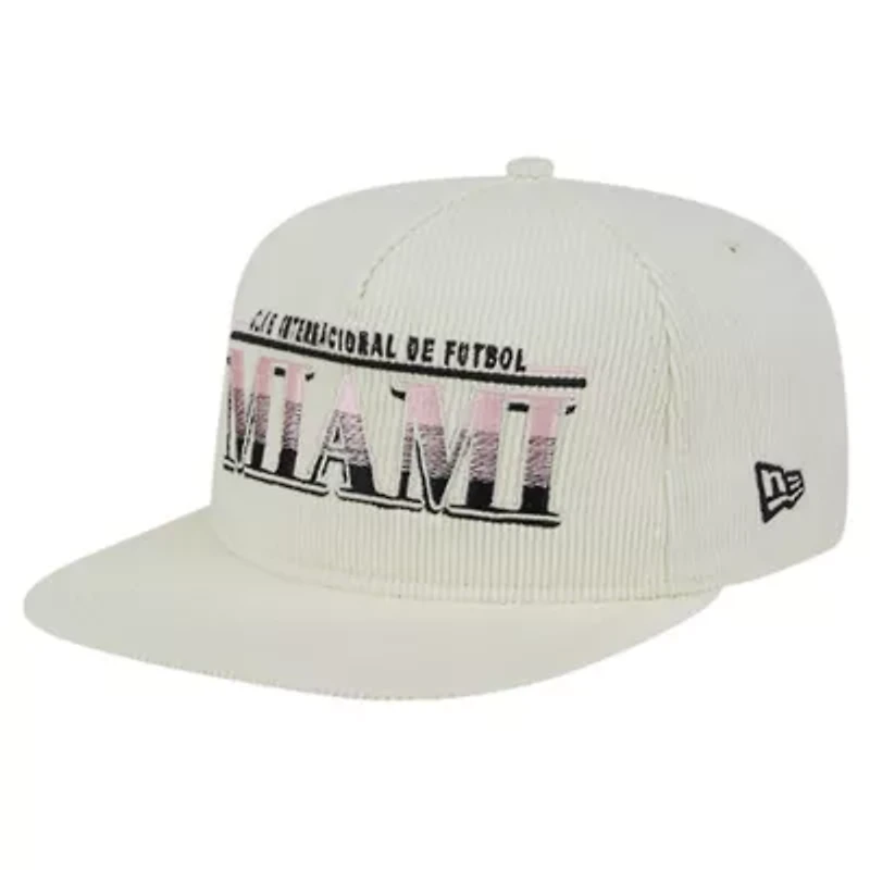 MLS Inter Miami CF Throwback Corduroy Golfer Adjustable Hat