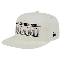 MLS Inter Miami CF Throwback Corduroy Golfer Adjustable Hat