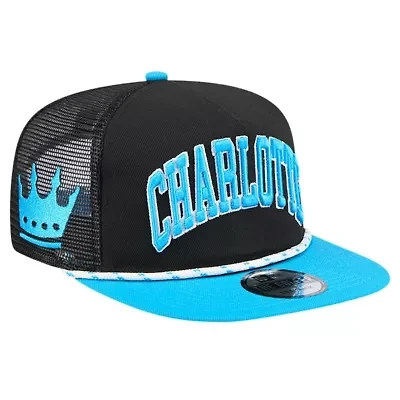 MLS Charlotte FC Throwback Golfer Snapback Hat