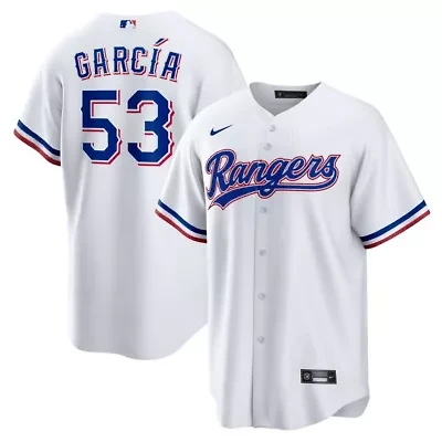 MLB Nike Adolis Garcia Texas Rangers Home Replica Jersey