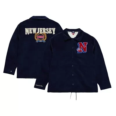 Hardwood Classic Teams New Jersey Nets Classics Coaches Full-Snap Jacket