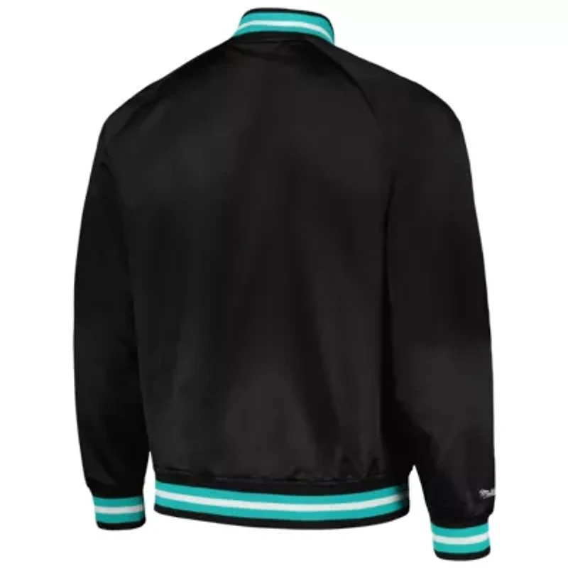 Hardwood Classic Teams Vancouver Grizzlies Classics Throwback Wordmark Raglan Full-Snap Jacket