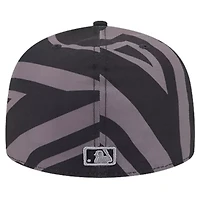 MLB Los Angeles Angels Logo Fracture 59FIFTY Fitted Hat