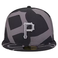MLB Pittsburgh Pirates Logo Fracture 59FIFTY Fitted Hat