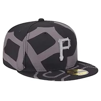 MLB Pittsburgh Pirates Logo Fracture 59FIFTY Fitted Hat