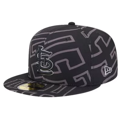 MLB St. Louis Cardinals Logo Fracture 59FIFTY Fitted Hat
