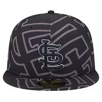 MLB St. Louis Cardinals Logo Fracture 59FIFTY Fitted Hat