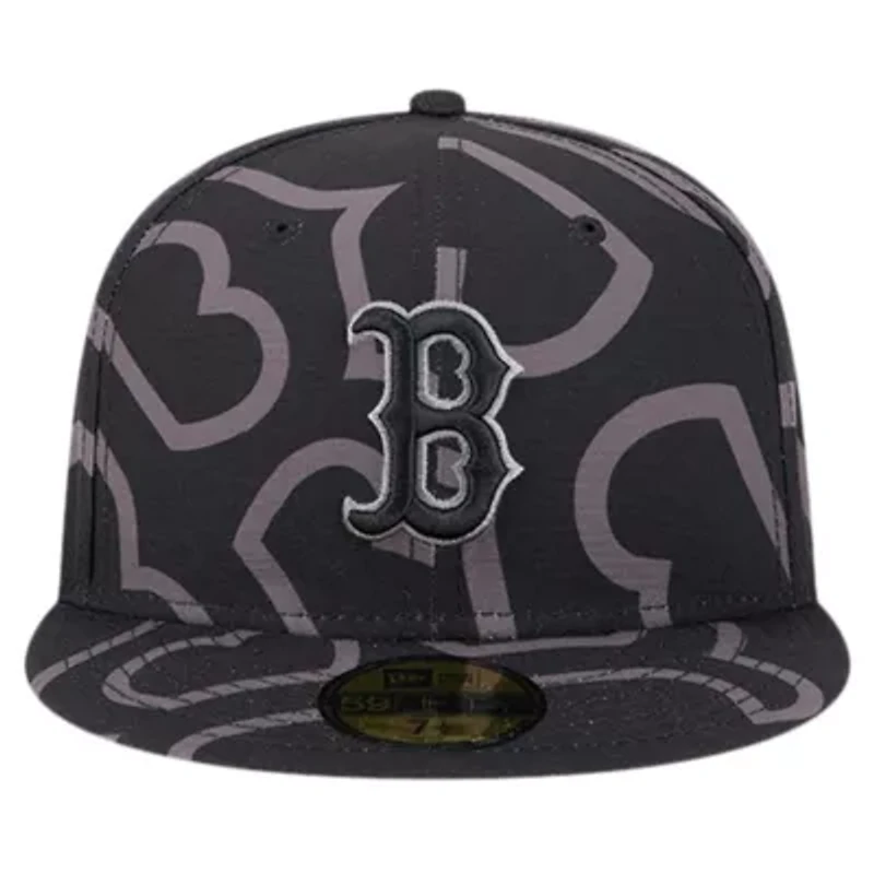 Boston Red Sox MLB Logo Fracture 59FIFTY Fitted Hat