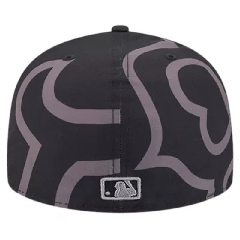Boston Red Sox MLB Logo Fracture 59FIFTY Fitted Hat
