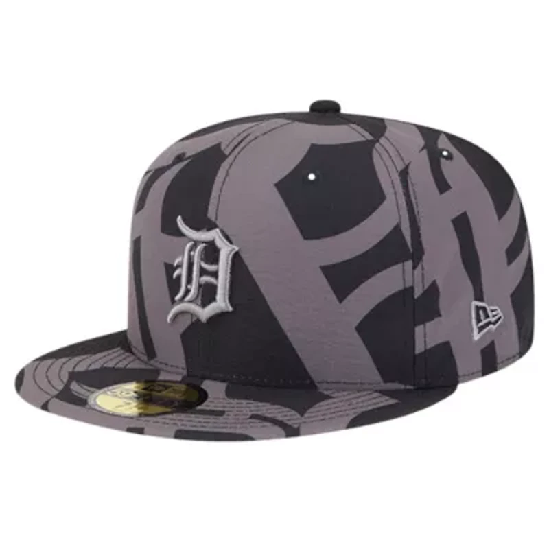 MLB Detroit Tigers Logo Fracture 59FIFTY Fitted Hat
