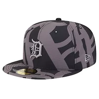 MLB Detroit Tigers Logo Fracture 59FIFTY Fitted Hat