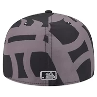MLB Detroit Tigers Logo Fracture 59FIFTY Fitted Hat