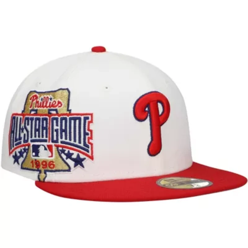 MLB White/Red Philadelphia Phillies Major Sidepatch 59FIFTY Fitted Hat