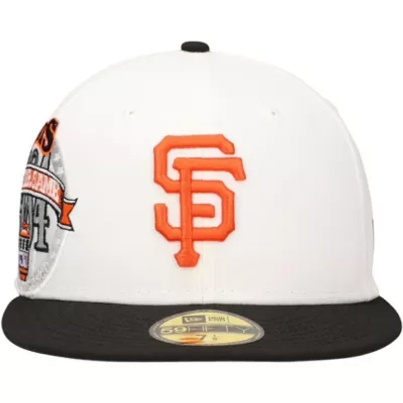 MLB White/Black San Francisco Giants Major Sidepatch 59FIFTY Fitted Hat
