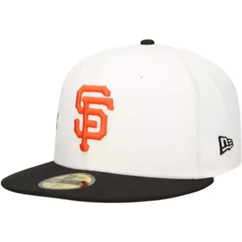 MLB White/Black San Francisco Giants Major Sidepatch 59FIFTY Fitted Hat