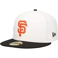 MLB White/Black San Francisco Giants Major Sidepatch 59FIFTY Fitted Hat