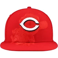 MLB Cincinnati Reds Shadow Logo 59FIFTY Fitted Hat