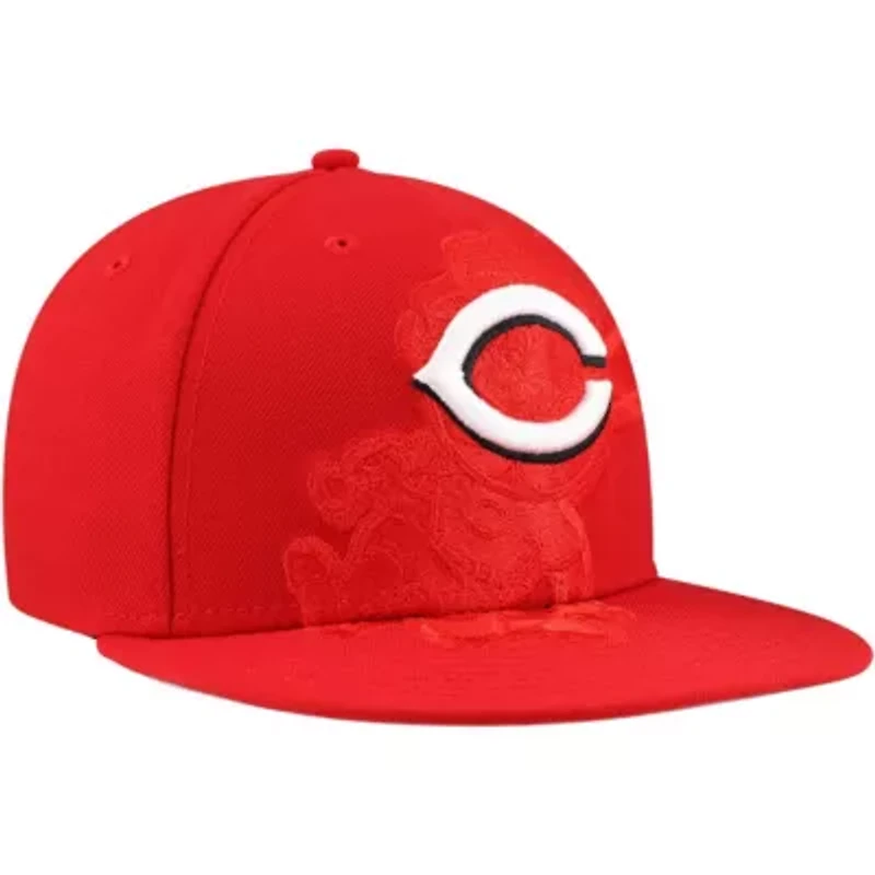 MLB Cincinnati Reds Shadow Logo 59FIFTY Fitted Hat