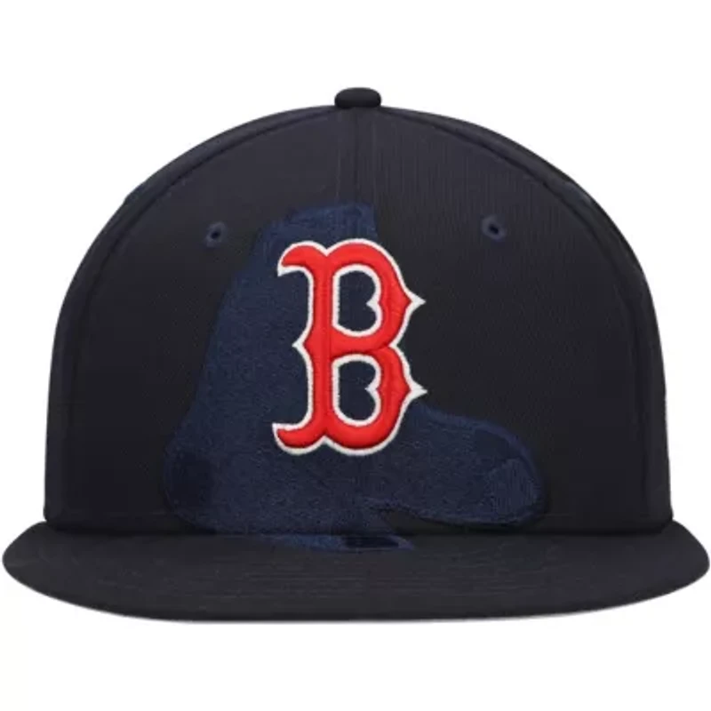 Boston Red Sox MLB Shadow Logo 59FIFTY Fitted Hat