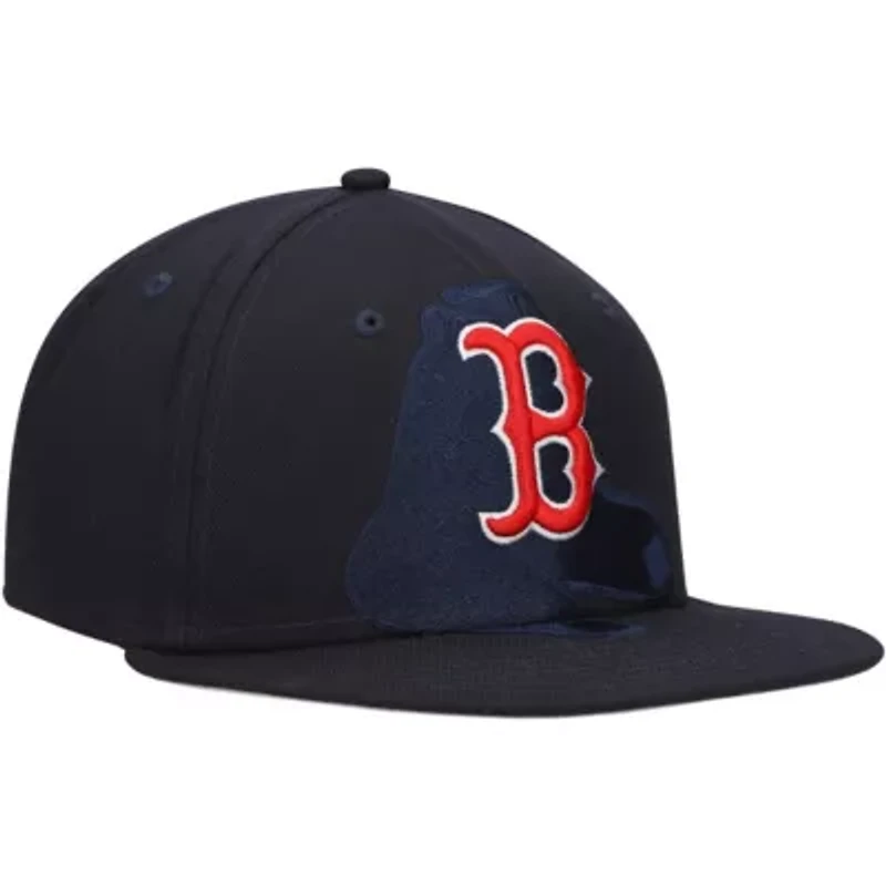 Boston Red Sox MLB Shadow Logo 59FIFTY Fitted Hat
