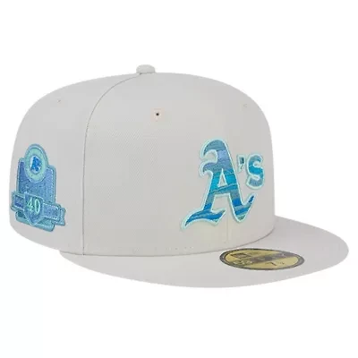 Oakland Athletics MLB Mist 59FIFTY Fitted Hat