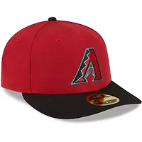 MLB Red/Black Arizona Diamondbacks Home Authentic Collection On-Field Low 59FIFTY Fitted Hat