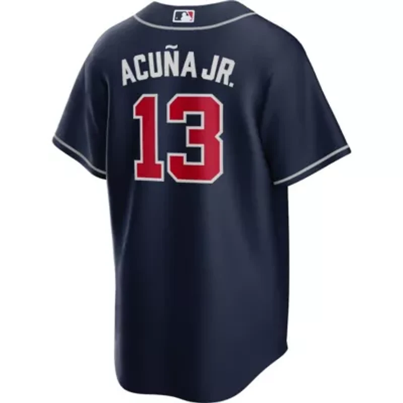 MLB Nike Ronald Acuña Jr. Atlanta Braves Big & Tall Alternate Replica Player Jersey