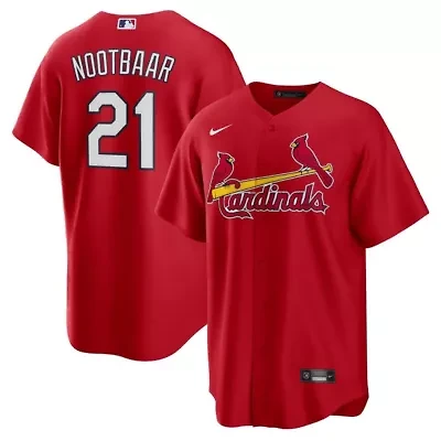 MLB Nike Lars Nootbaar St. Louis Cardinals Big & Tall Alternate Replica Player Jersey