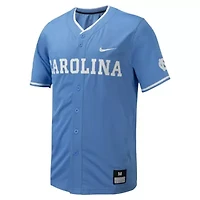 NCAA Nike Carolina North Tar Heels Replica Full-Button Baseball Jersey