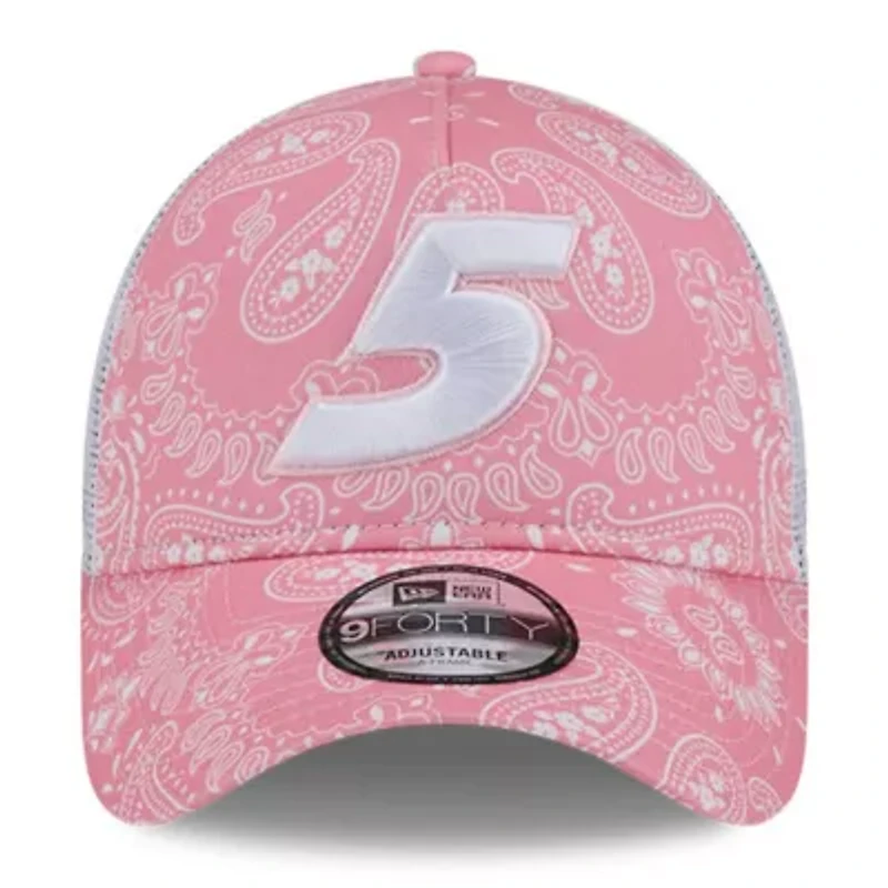 NASCAR Kyle Larson 9FORTY A-Frame Trucker Paisley Adjustable Hat