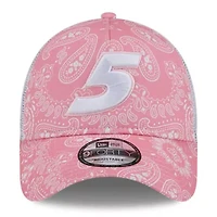 NASCAR Kyle Larson 9FORTY A-Frame Trucker Paisley Adjustable Hat