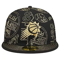 NBA Phoenix Suns 59FIFTY Day Allover Print Stencil Fitted Hat