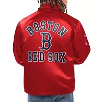 Boston Red Sox MLB Option Route Satin Full-Snap Jacket