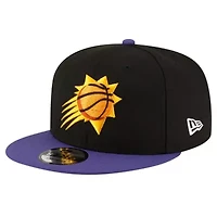 NBA Black/Purple Phoenix Suns Official Team Color 2Tone 9FIFTY Snapback Hat