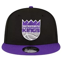 NBA Black/Purple Sacramento Kings Official Team Color 2Tone 9FIFTY Snapback Hat