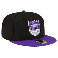 NBA Black/Purple Sacramento Kings Official Team Color 2Tone 9FIFTY Snapback Hat