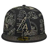 MLB Arizona Diamondbacks 59FIFTY Day Allover Fitted Hat