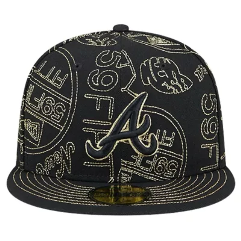 MLB Atlanta Braves 59FIFTY Day Allover Fitted Hat