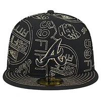 MLB Atlanta Braves 59FIFTY Day Allover Fitted Hat