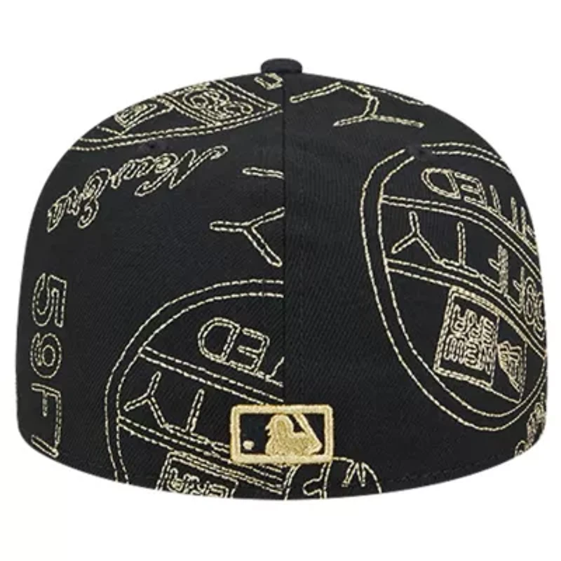 MLB Cincinnati Reds 59FIFTY Day Allover Fitted Hat